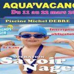Aqua’Vacances du 11 au 22 mars 2019