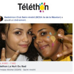 Téléthon avec le Badminton Club Saint-André (BCSA)