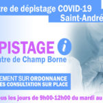 Ouverture du centre de diagnostic et de dépistage Covid de Saint-André