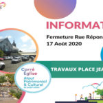 Rue du Père Répond démarrage des travaux le lundi 17 août 2020