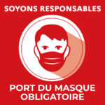 Obligation du port du masque dans les rues de Saint-André