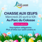 Chasse aux œufs au Parc du Colosse mercredi 20 avril