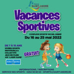 Les vacances sportives du 16 au 25 mai