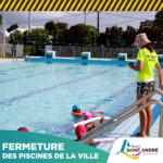 Fermeture des piscines municipales pour vidange