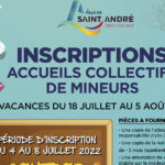 Inscriptions Accueils Collectifs de Mineurs juillet 2022