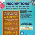 Inscriptions Mercredis Jeunesse 2ème Semestre 2022