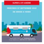 Collecte de sang mercredi 07 septembre de 9h00 à 14h00