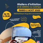 Des ateliers d'initiation et de médiation au numérique à la médiathèque le mardi 02 août