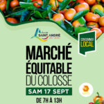 Marché Equitable du Colosse samedi 17 septembre de 7h00 à 13h00