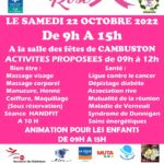 "Octobre Rose" le samedi 22 octobre à la salle des fêtes de Cambuston