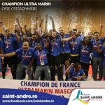 HANDBALL - CASE CRESSONNIERE CHAMPION DE FRANCE ULTRAMARI