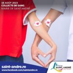 📅 COLLECTE DE SANG - MAIRIE DE SAINT ANDRE VENDREDI 18 AOUT