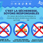 SÉCHERESSE : LIMITATIONS DES USAGES D'EAU