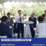VISITE DU PRÉSIDENT EMMANUEL MACRON - BOIS ROUGE